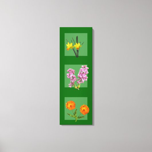 Impression de toile - Triptyque botanique (Recto)