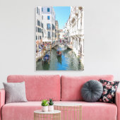 Impression de toile vue canal de Venise (Insitu(Salon))