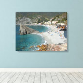 Impression de toile vue Cinqueterre Monterosso (Insitu (Plancher de Bois))