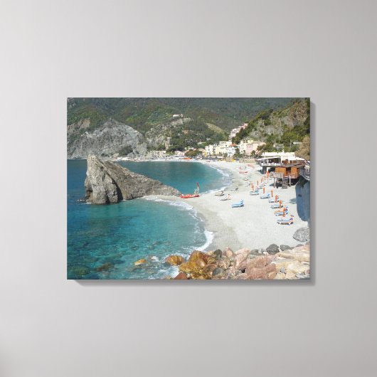 Impression de toile vue Cinqueterre Monterosso (Recto)