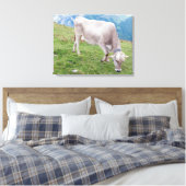 Impression de toile vue vache de pâturage (Insitu(Chambre))