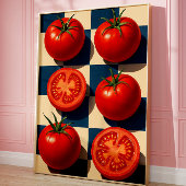 Impression de tomates rétrospective, cuisine photo