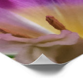 Impression de tulipe violette en fleurs (Coin)