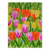 Impression de tulipes (Devant)