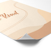 Impression de typographie boho neutre Citation Soi (Coin)