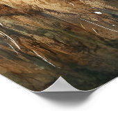 Impression de vache des Highlands à l'aquarelle, A (Coin)