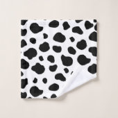 Impression De Vache, Motif De Vache, Spots De Vach (Gant de toilette)