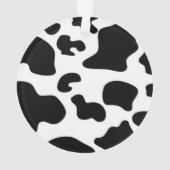 Impression de vache noire et blanche (dos)