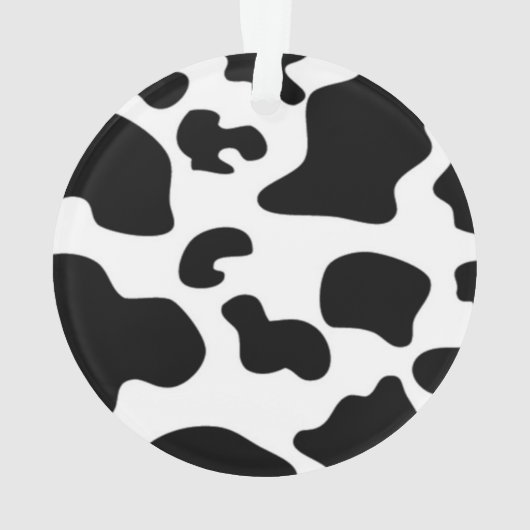 Impression de vache noire et blanche (dos)