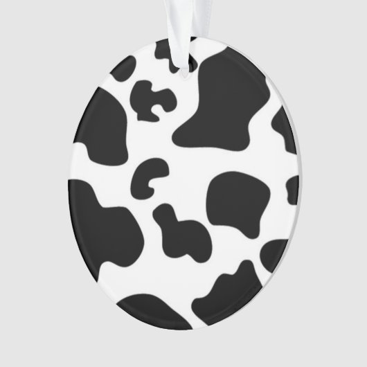 Impression de vache noire et blanche (devant)