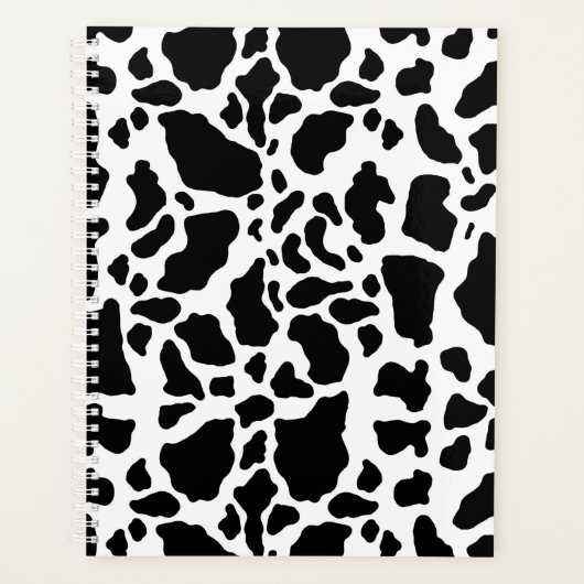 Impression de vache noire et blanche (Devant)