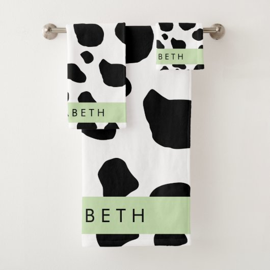 Impression De Vache, Spots De Vache, Noir Et Blanc (En situation)