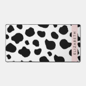 Impression De Vache, Spots De Vache, Noir Et Blanc (Recto)