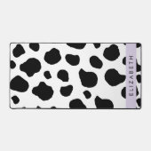 Impression De Vache, Spots De Vache, Noir Et Blanc (Recto)