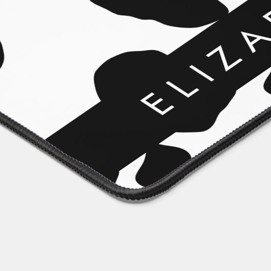 Impression De Vache, Spots De Vache, Noir Et Blanc (Coin)