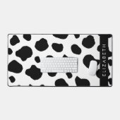 Impression De Vache, Spots De Vache, Noir Et Blanc (Clavier et souris)