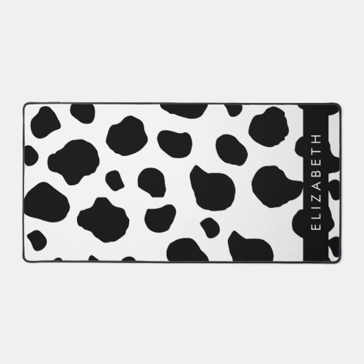 Impression De Vache, Spots De Vache, Noir Et Blanc (Recto)