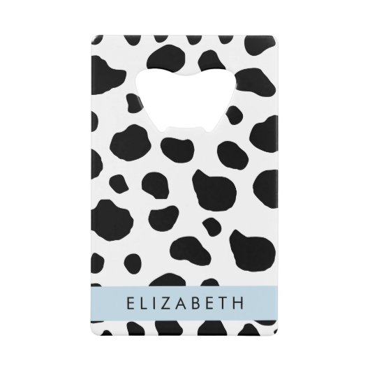 Impression De Vache, Spots De Vache, Noir Et Blanc (Devant)