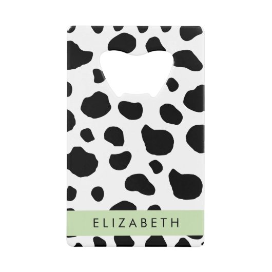 Impression De Vache, Spots De Vache, Noir Et Blanc (Devant)