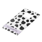Impression De Vache, Spots De Vache, Noir Et Blanc (Dos Angle)