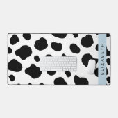 Impression De Vache, Spots De Vache, Noir Et Blanc (Clavier et souris)