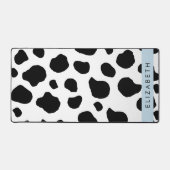 Impression De Vache, Spots De Vache, Noir Et Blanc (Recto)