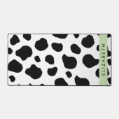 Impression De Vache, Spots De Vache, Noir Et Blanc (Recto)
