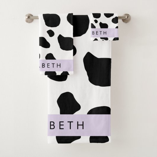 Impression De Vache, Spots De Vache, Noir Et Blanc (En situation)
