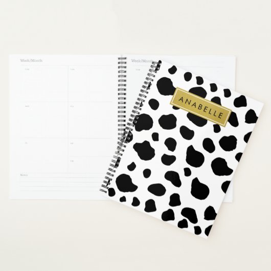 Impression De Vache, Spots De Vache, Noir Et Blanc (Devant avec enveloppe)