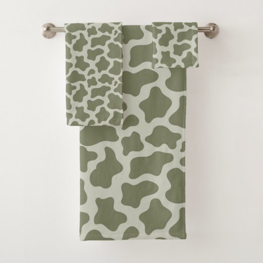 Impression de vache verte Sage (En situation)