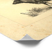 Impression de vache vintage 1888 (Coin)