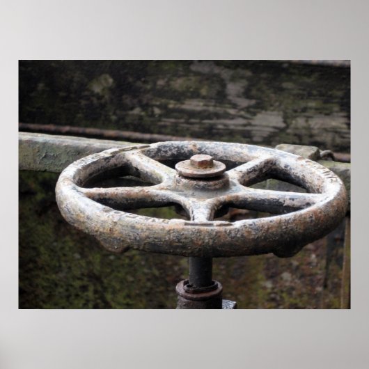 Impression de vannes rouillées (Devant)