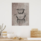 Impression de vase rustique Revêtement de béton (Cuisine)