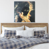 Impression de verre de toile de peinture à l'huile (Insitu(Chambre))