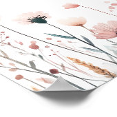 Impression de verset biblique sur les fleurs sauva (Coin)