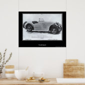 Impression de voiture sport des années 1930 (Cuisine)