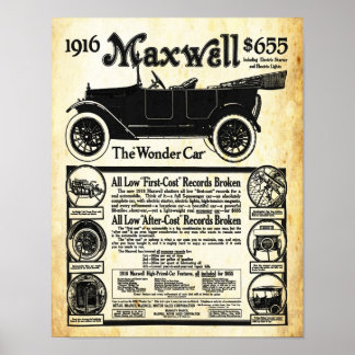Impression de voiture vintage Maxwell Automobile W
