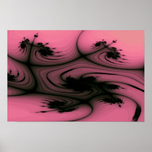 Impression de volutes gothiques