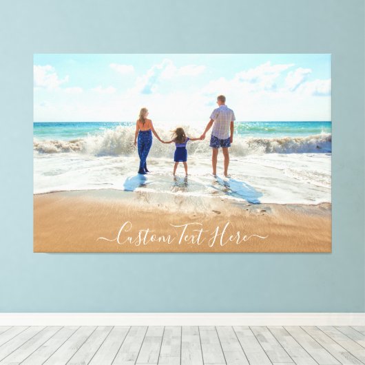 Impression de votre zone de photo avec texte perso (Insitu (Plancher de Bois))