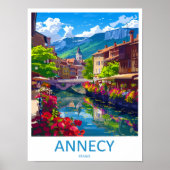 Impression de voyage à Annecy, décoration murale d (Devant)