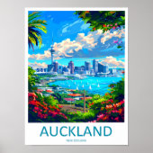 Impression de voyage à Auckland, décoration murale (Devant)