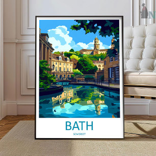Impression de voyage à Bath, décoration murale, su
