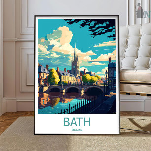 Impression de voyage à Bath, décoration murale, su