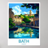 Impression de voyage à Bath, décoration murale, su (Devant)