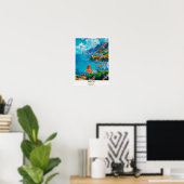 Impression de voyage à Milos, Affiche de voyage à (Bureau à domicile)