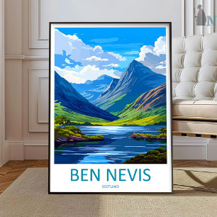 Impression de voyage Ben Nevis Mur Art Ben Nevis M