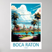 Impression de voyage Boca Raton Art mural Boca Rat (Devant)