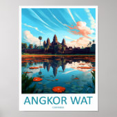 Impression de voyage d'Angkor Wat, Art mural d'Ang (Devant)