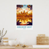 Impression de voyage d'Angkor Wat, art mural d'Ang (Cuisine)