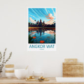 Impression de voyage d'Angkor Wat, art mural d'Ang (Cuisine)